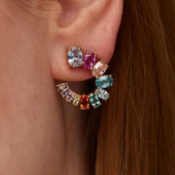 Hot Mekenes Hoops Earrings