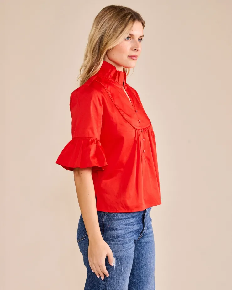 Fashion Meredith Top In *FINAL SALE* Blouses