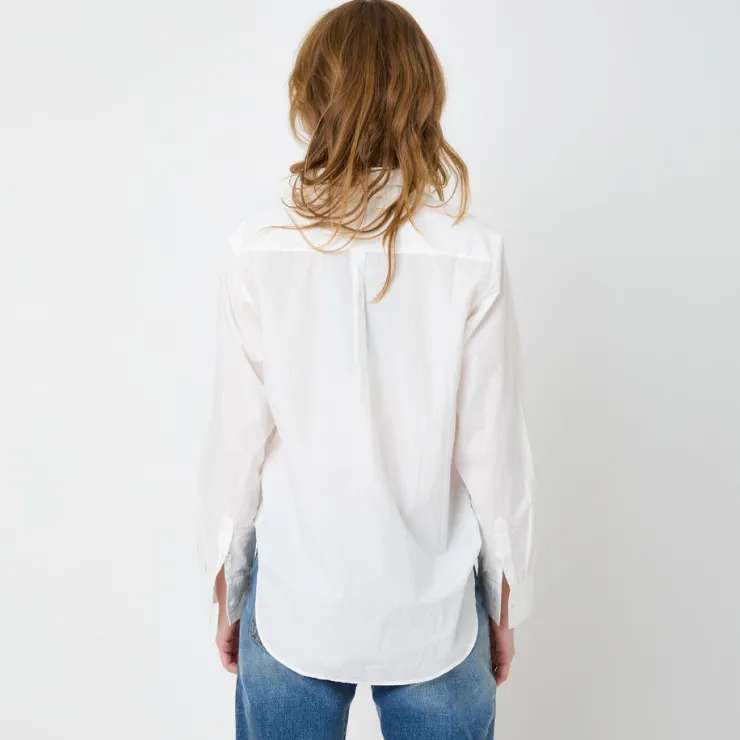 Clearance Mia Ruffle Front Shirt In Blouses