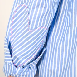 Sale Mia Shirt In /White Stripe Blouses