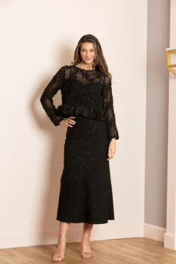 Fashion Michelle Lurex Trumpet Skirt In Special Occasion Dresses|Skirts