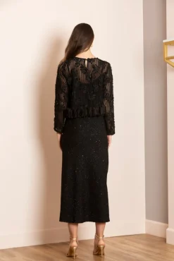 Fashion Michelle Lurex Trumpet Skirt In Special Occasion Dresses|Skirts