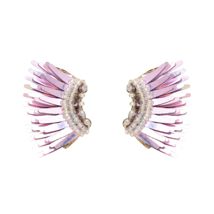 Clearance Micro Madeline Earring In Oilslick Rainbow Earrings