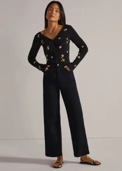 Clearance Mischa Super High Rise Wide Leg Ankle Jean In Pants|Denim