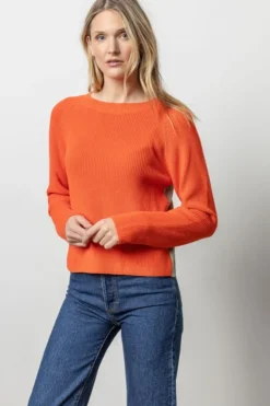 New Mixed Media Sweater In Sweaters