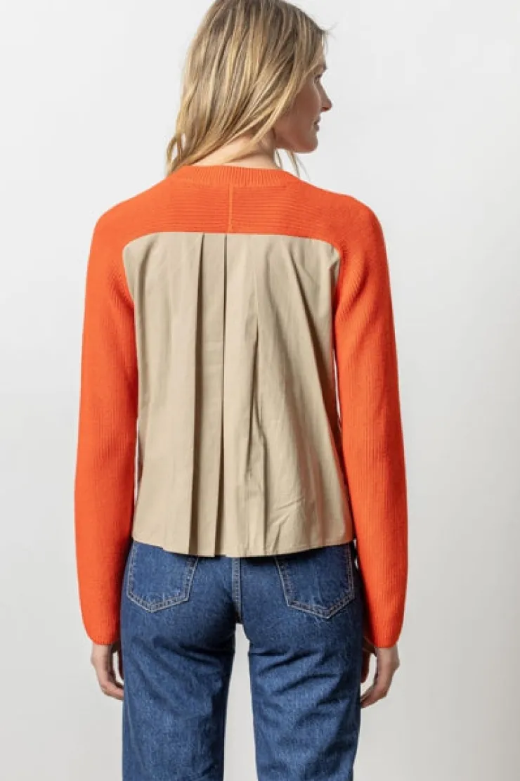 New Mixed Media Sweater In Sweaters