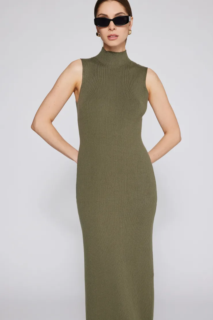 Sale Naomi Modal Ribbed Dress In Sweaters
