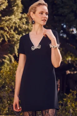 Best Obelle Rhinestone Trim Dress In Special Occasion Dresses