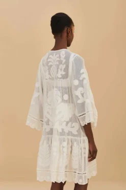 Best Palm Tree Cutout Cover-Up Mini Dress In Shop All Swim
