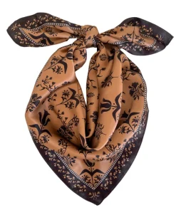 Discount Block Print Scarf In Neutral Scarves
