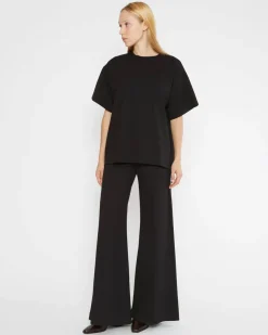 Outlet Ponte Knit Oversized Shirt In Basics And Tees|Shop All Athleisure