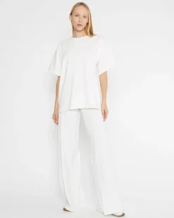 Outlet Ponte Knit Oversized Shirt In Basics And Tees|Shop All Athleisure