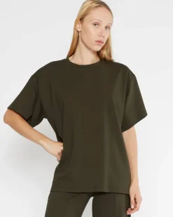 Hot Ponte Knit Oversized Shirt In Basics And Tees|Shop All Matching Sets
