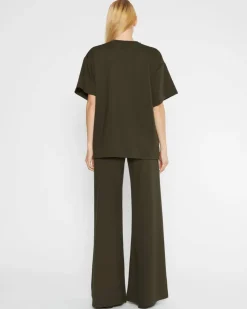 Hot Ponte Knit Oversized Shirt In Basics And Tees|Shop All Matching Sets