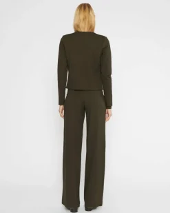 Discount Ponte Knit Straight Leg Pant In Pants
