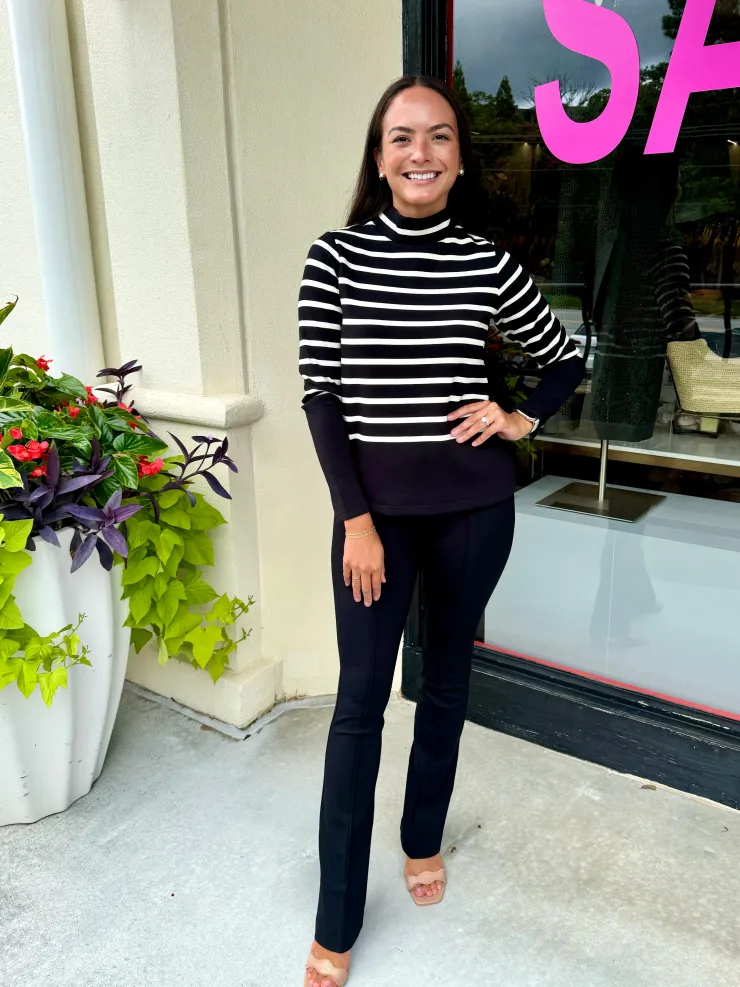 Outlet Ponte Micro Flare Pant In Pants