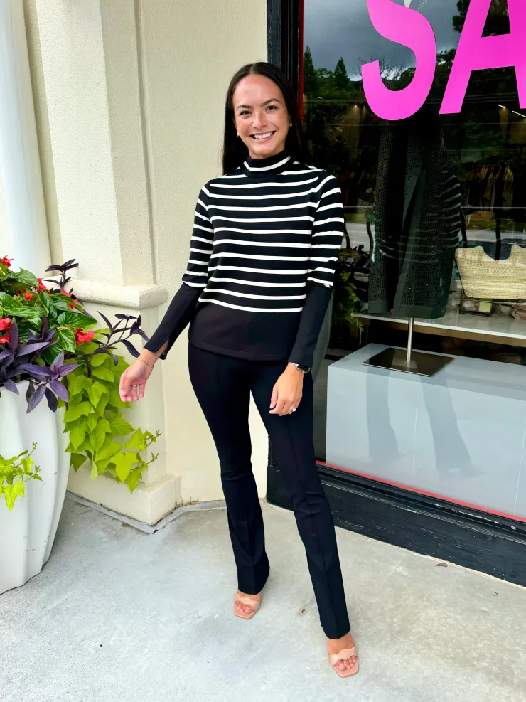 Outlet Ponte Micro Flare Pant In Pants