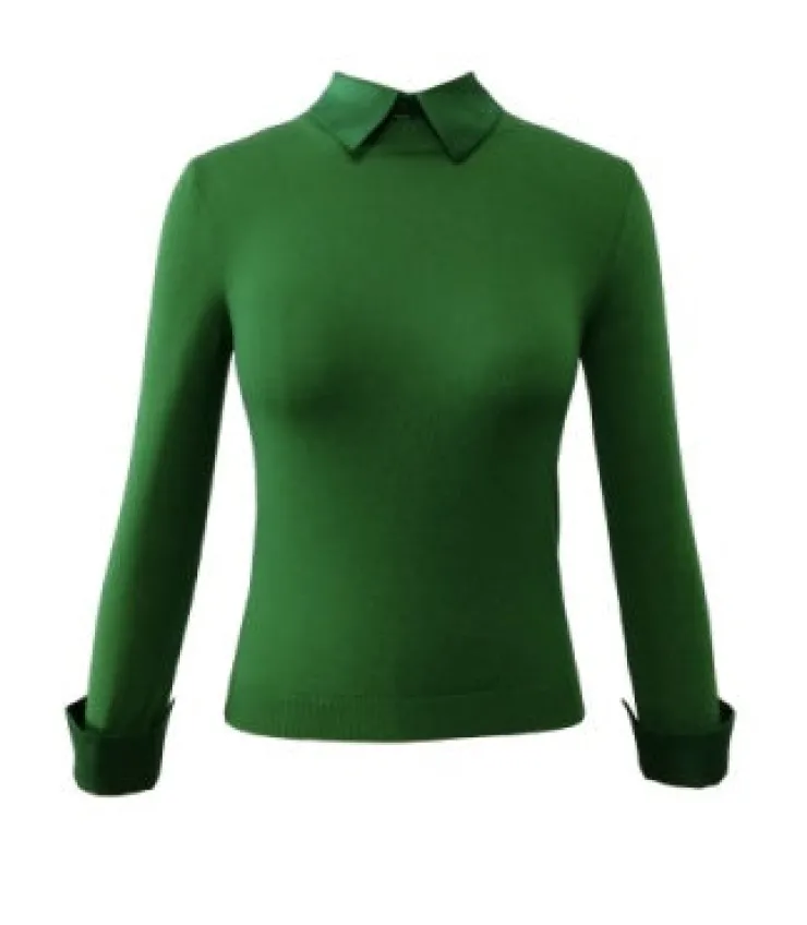 Clearance Porla Collared Sweater In Sweaters