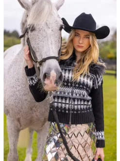 Outlet Powder Puff Zip Up Sweater Jacket In Sweaters|All Outerwear