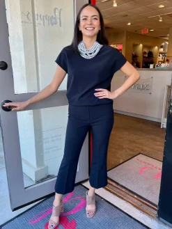 New Pull On Crop Pant In Pants