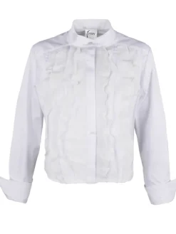Clearance Raffaele Cropped Shirt In Blouses