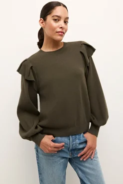 Sale Remi Popover Knit Top In Sweaters