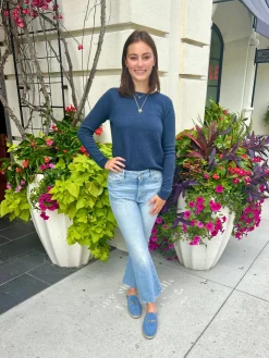 Clearance Reversible Crew Sweater In Sweaters