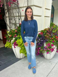 Clearance Reversible Crew Sweater In Sweaters