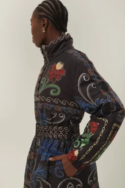 Best Reversible Flowing Beauty Puffer Jacket In Blue All Outerwear