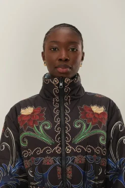 Best Reversible Flowing Beauty Puffer Jacket In Blue All Outerwear