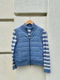 Sale Reversible Quilted Zip Vest In Sweaters|All Outerwear