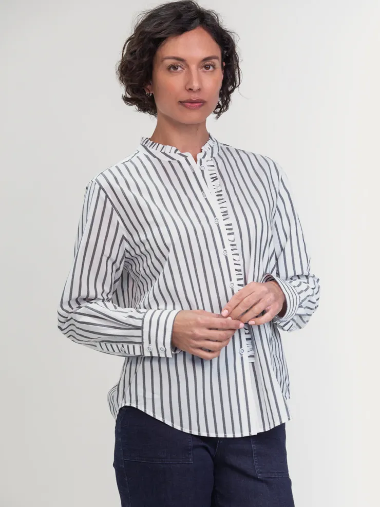 Best Ruffle Detailed Shirt In Blouses