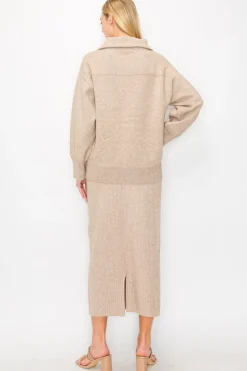 Clearance Salma Ribbed Knit Skirt In Skirts|Shop All Matching Sets