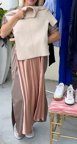 Sale Satin Midi Skirt In Skirts|Shop All Matching Sets
