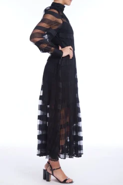 Discount Sheer Mock Neck Dress In *FINAL SALE* Special Occasion Dresses