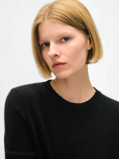 Sale Shrunken Crew Neck Sweater In Sweaters