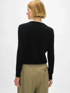 Sale Shrunken Crew Neck Sweater In Sweaters