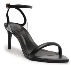 Discount Skye Leather & Vinyl Heeled Sandal In Special Occasion Dresses|Heels