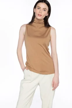 Best Sleeveless Seamed Funnel Top In Basics And Tees|Shop All Matching Sets