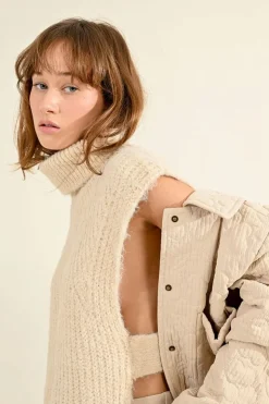 Online Sleeveless Sweater In Sweaters
