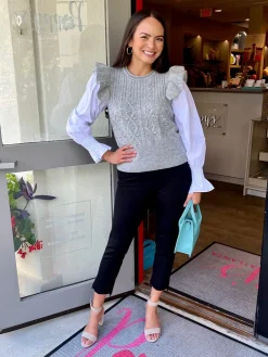 Discount Step Hem Pant In Pants