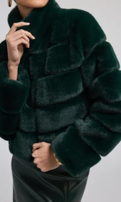 New Tala Fur Bomber Jacket In All Outerwear