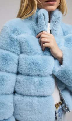 Fashion Tala Fur Bomber Jacket In All Outerwear