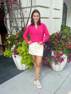 Online Thermal Henley Sweater In *FINAL SALE* Sweaters