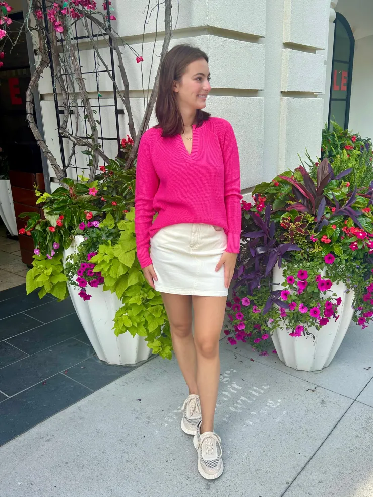 Online Thermal Henley Sweater In *FINAL SALE* Sweaters