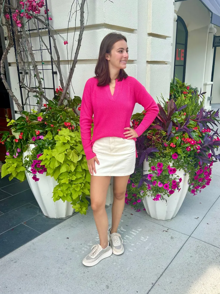 Online Thermal Henley Sweater In *FINAL SALE* Sweaters