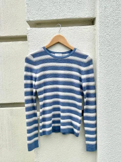 Fashion Thermal Stripe Crew In Basics And Tees|Shop All Matching Sets