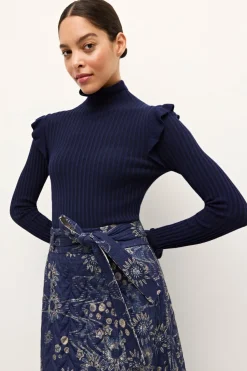 Online Tinley Turtleneck Knit Top In Blouses|Sweaters