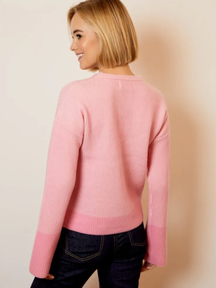 New Two Color Sweater In Sweaters