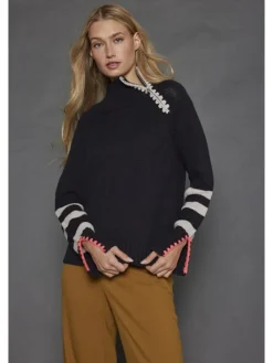 Fashion Unzipped Sweater In Sweaters